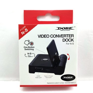 DOBE任天堂switch HDMI轉換器升級版 tv便攜摺疊電視底座 隨插即用 NS-19305 OLED主機