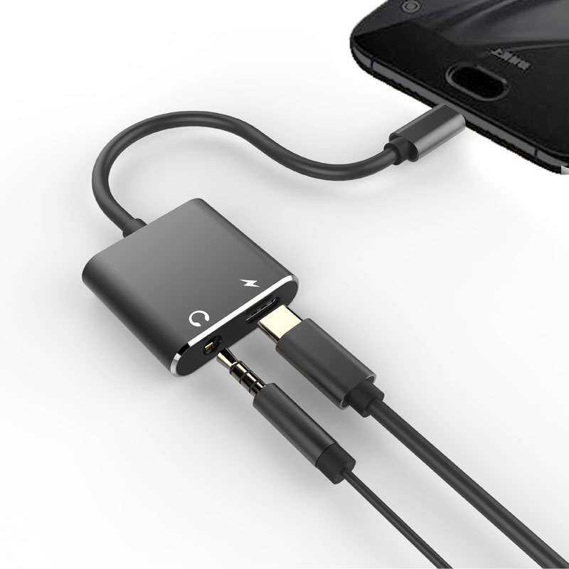 【kiho金紘】鋁合金二合一 DAC轉接線 支援PD快充 Type-c 充電 耳機 USB-C 3.5mm