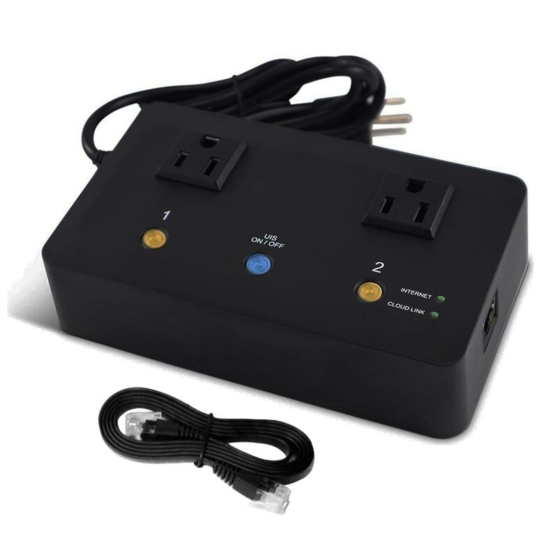 【kiho金紘】UIS-722b 網路電力控制器 需用google Hangouts APP控 可排程/遠端控管定時開關