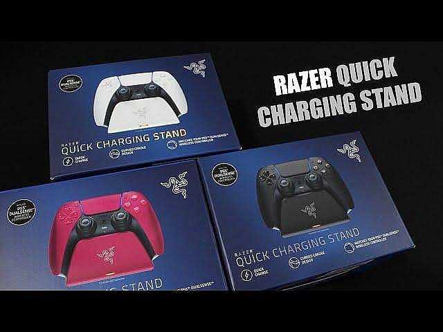 雷蛇RAZER PS5控制器 快速充電座 RAZER QUICK CHARGING