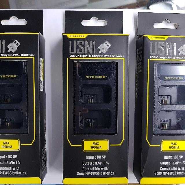 【kiho金紘】NITECORE USN1 SONY A7R II 電腦防短路電池雙槽相機智慧安全充電器