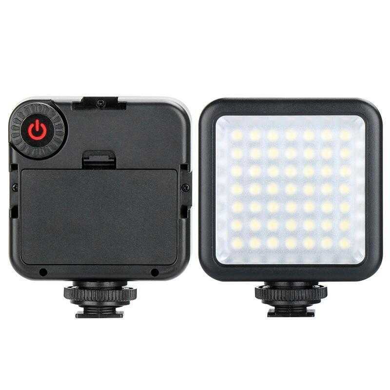 【kiho金紘】W49 49顆LED補光燈 手機相機錄影直播打光 AA3號電池 3冷靴可串接