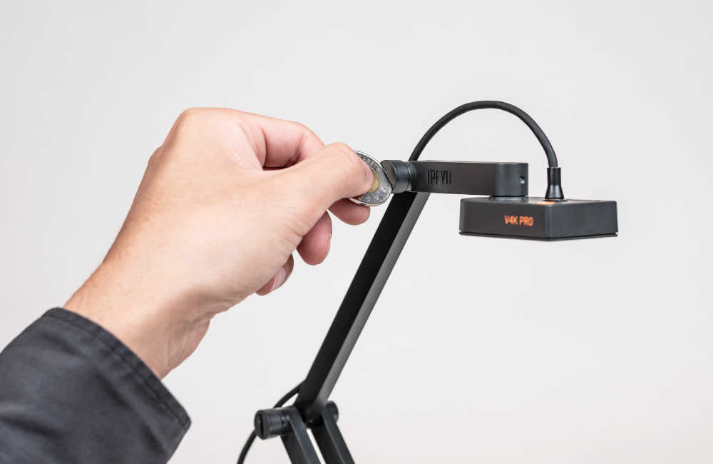 IPEVO V4K PRO 專業視訊教學攝影機 AI人聲加強麥克風