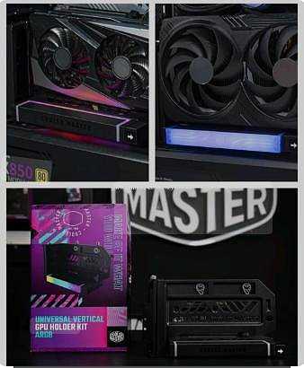 【kiho金紘】Cooler Master 酷碼 通用型垂直 ARGB 顯示卡支架套件 (PCI-E 4.0)