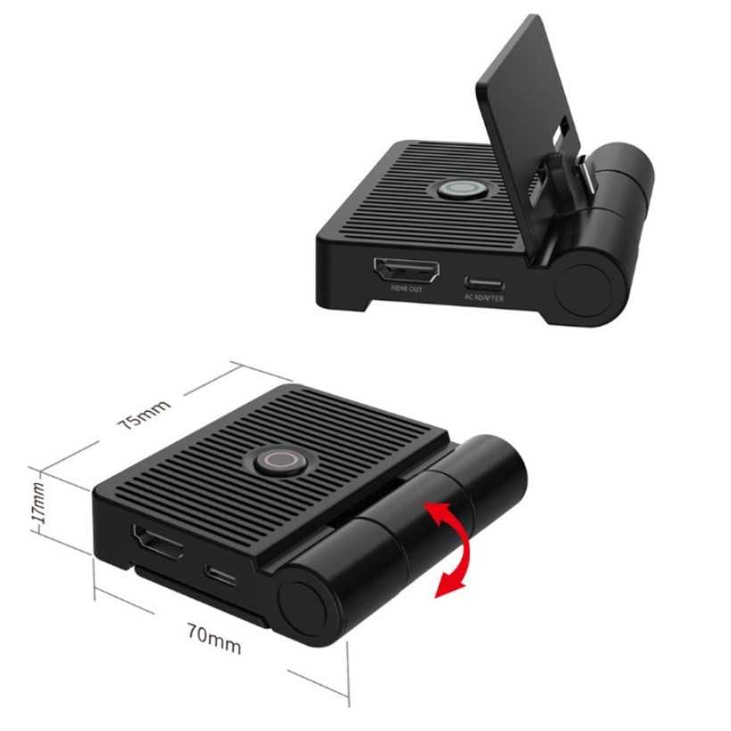 DOBE任天堂switch HDMI轉換器升級版 tv便攜摺疊電視底座 隨插即用 NS-19305 OLED主機