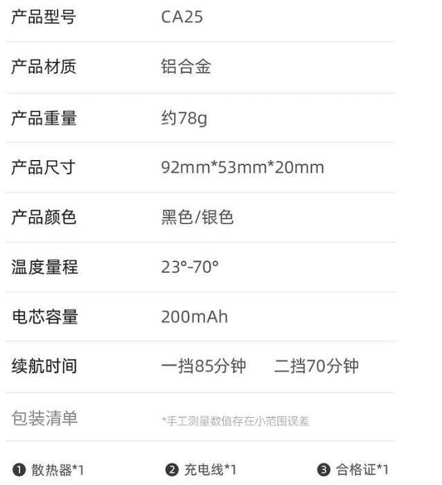 【kiho金紘】Ulanzi CA25 升級款相機Type-C散熱器 高轉速靜音扇葉彈簧卡扣 Sony、Canon通用