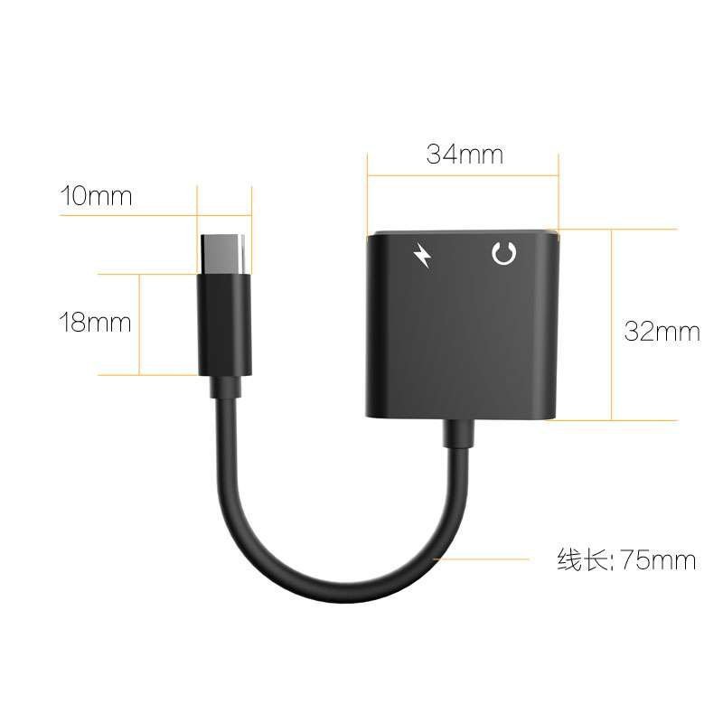 【kiho金紘】鋁合金二合一 DAC轉接線 支援PD快充 Type-c 充電 耳機 USB-C 3.5mm