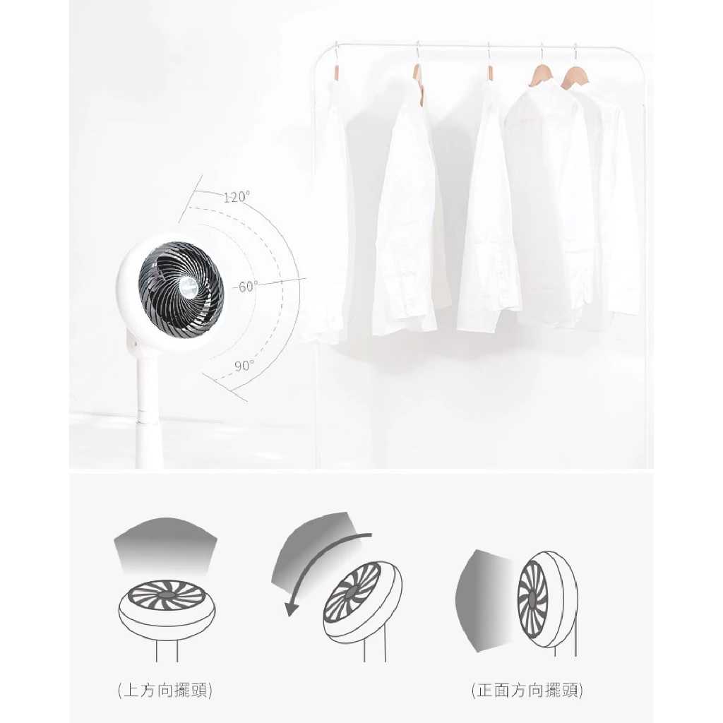 IRIS DC15T 直立式3D循環扇 白色 STF-DC15T