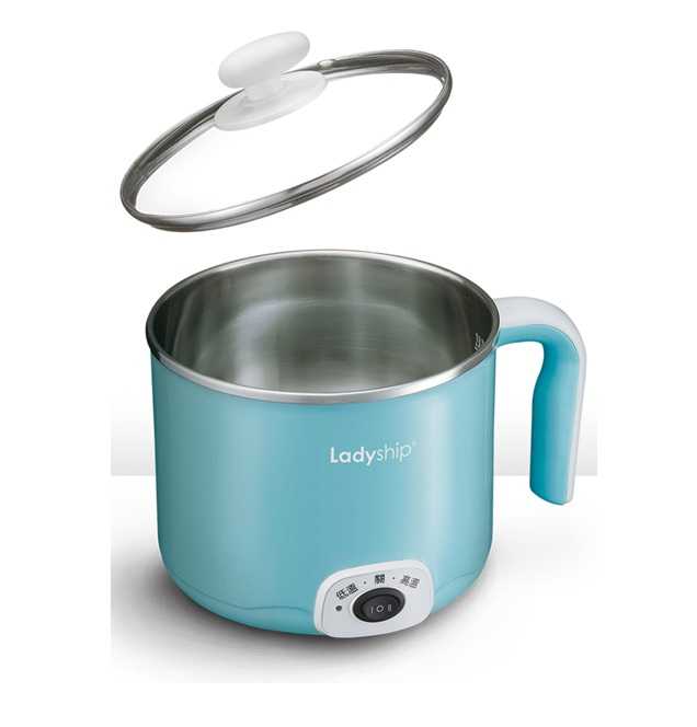 貴夫人 #304不鏽鋼 1.5L電煮鍋(附蒸架) KY-100