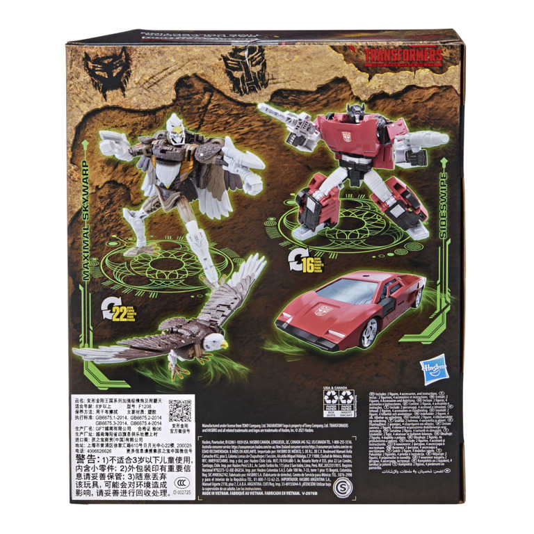 變形金剛 塞伯坦之戰 王國 KINGDOM 豪華戰將 WFC-K42 橫砲 \u0026 天彎 SIDESWIPE \u0026 SKYWARP
