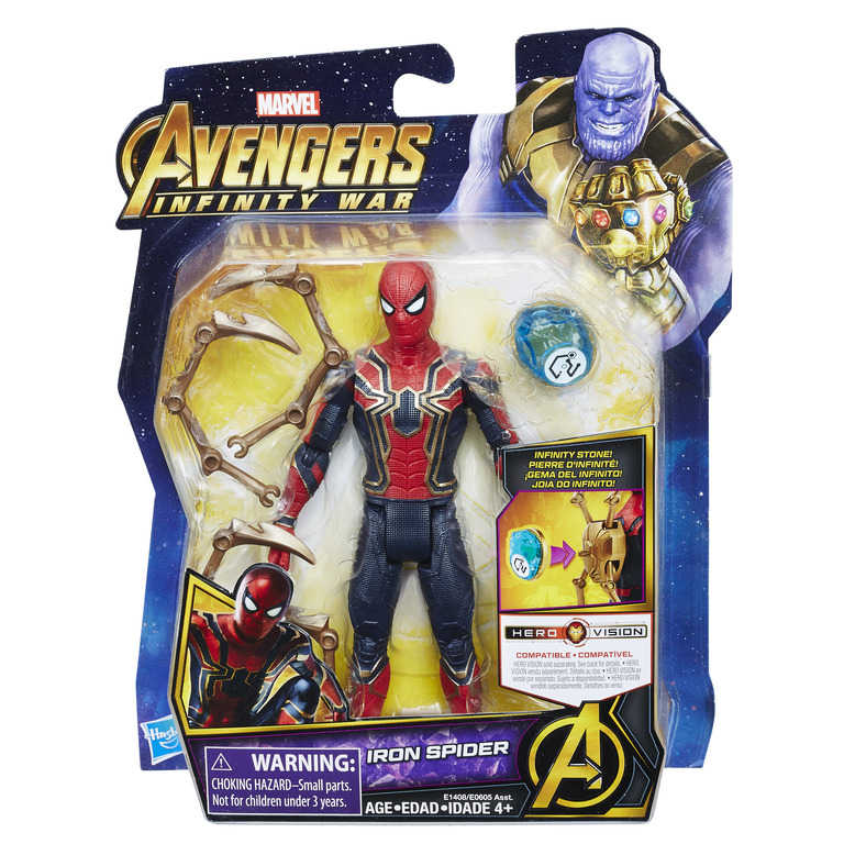 漫威 MARVEL 復仇者聯盟 6吋人物組 & 無限寶石 鋼鐵蜘蛛人 IRON SPIDER MAN