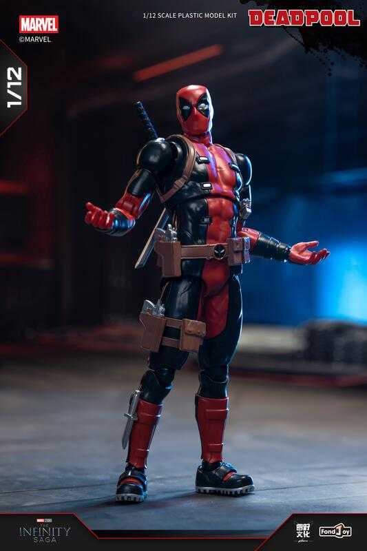 FONDJOY 泛樂 漫威 MARVEL 1/12 死侍 DEADPOOL 組裝模型可動