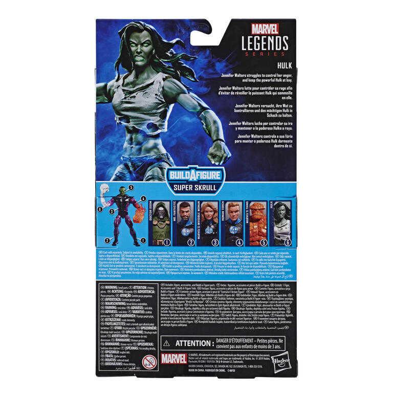漫威 MARVEL LEGENDS 驚奇四超人 6吋傳奇人物組 女浩克 HULK