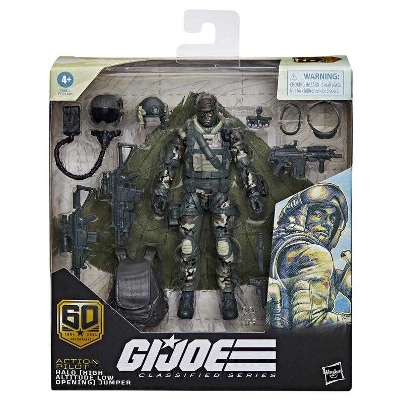 G.I.JOE 特種部隊 精英系列 6吋人物 60周年豪華級 進擊飛行員- HALO 高空跳傘