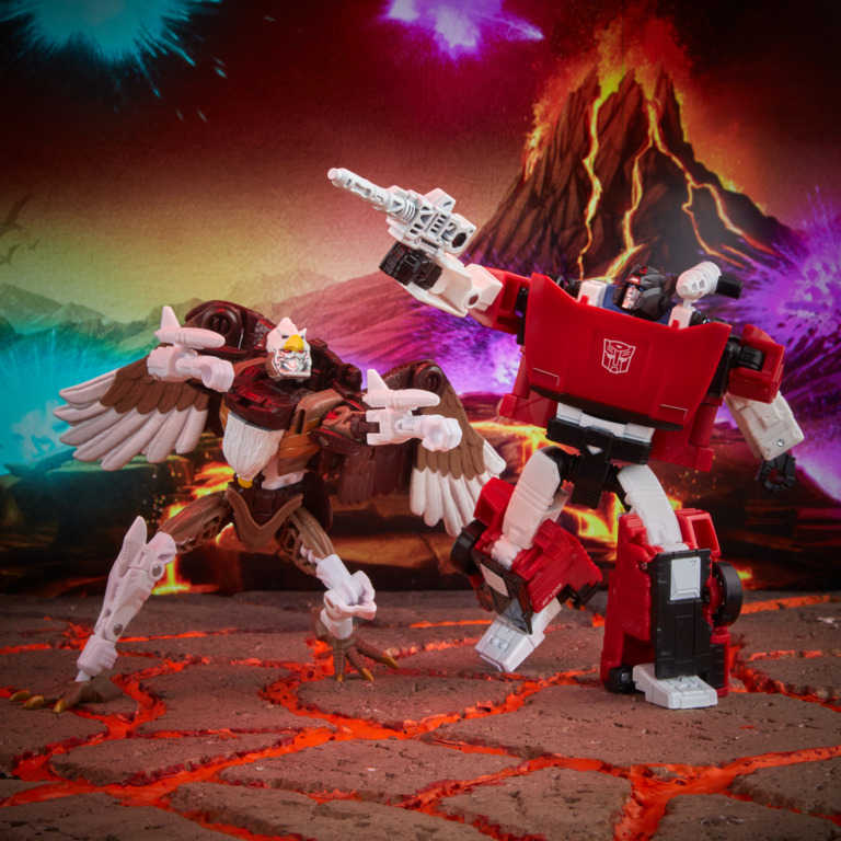 變形金剛 塞伯坦之戰 王國 KINGDOM 豪華戰將 WFC-K42 橫砲 \u0026 天彎 SIDESWIPE \u0026 SKYWARP