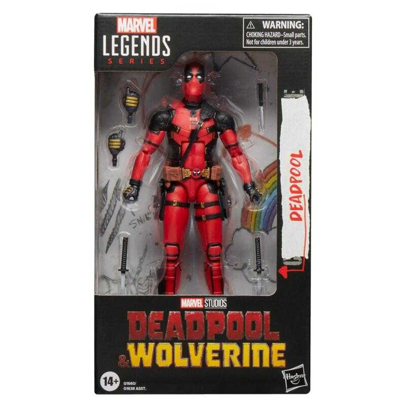 漫威 MARVEL LEGENDS 死侍與金鋼狼 傳奇6吋人物 死侍 DEADPOOL