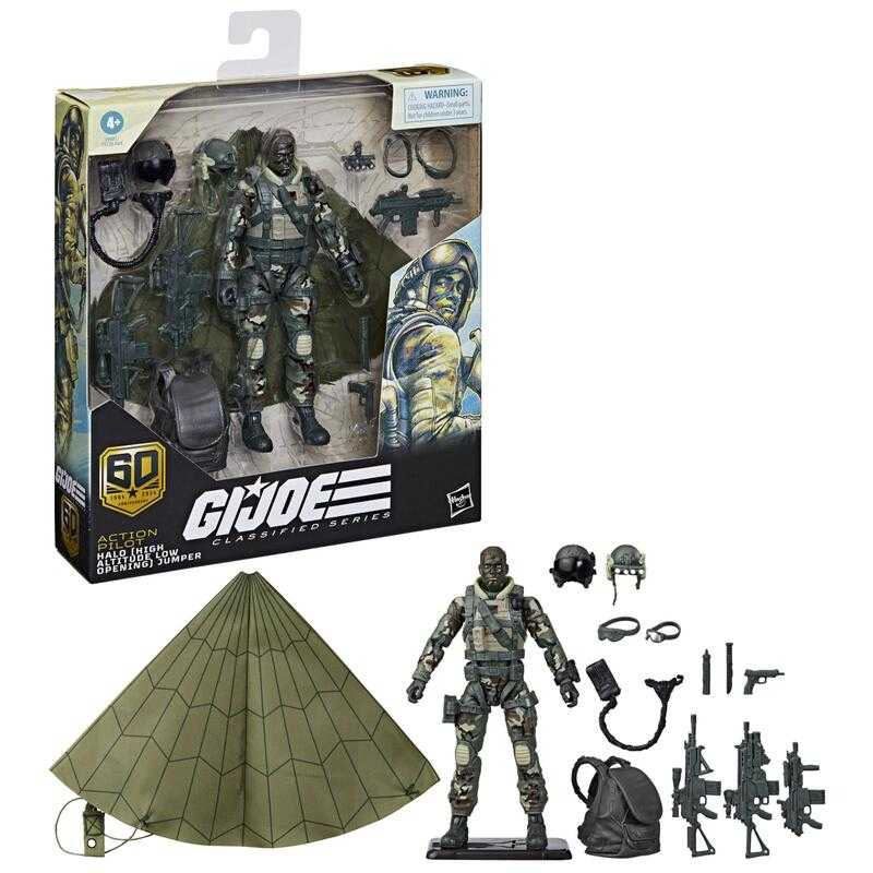 G.I.JOE 特種部隊 精英系列 6吋人物 60周年豪華級 進擊飛行員- HALO 高空跳傘
