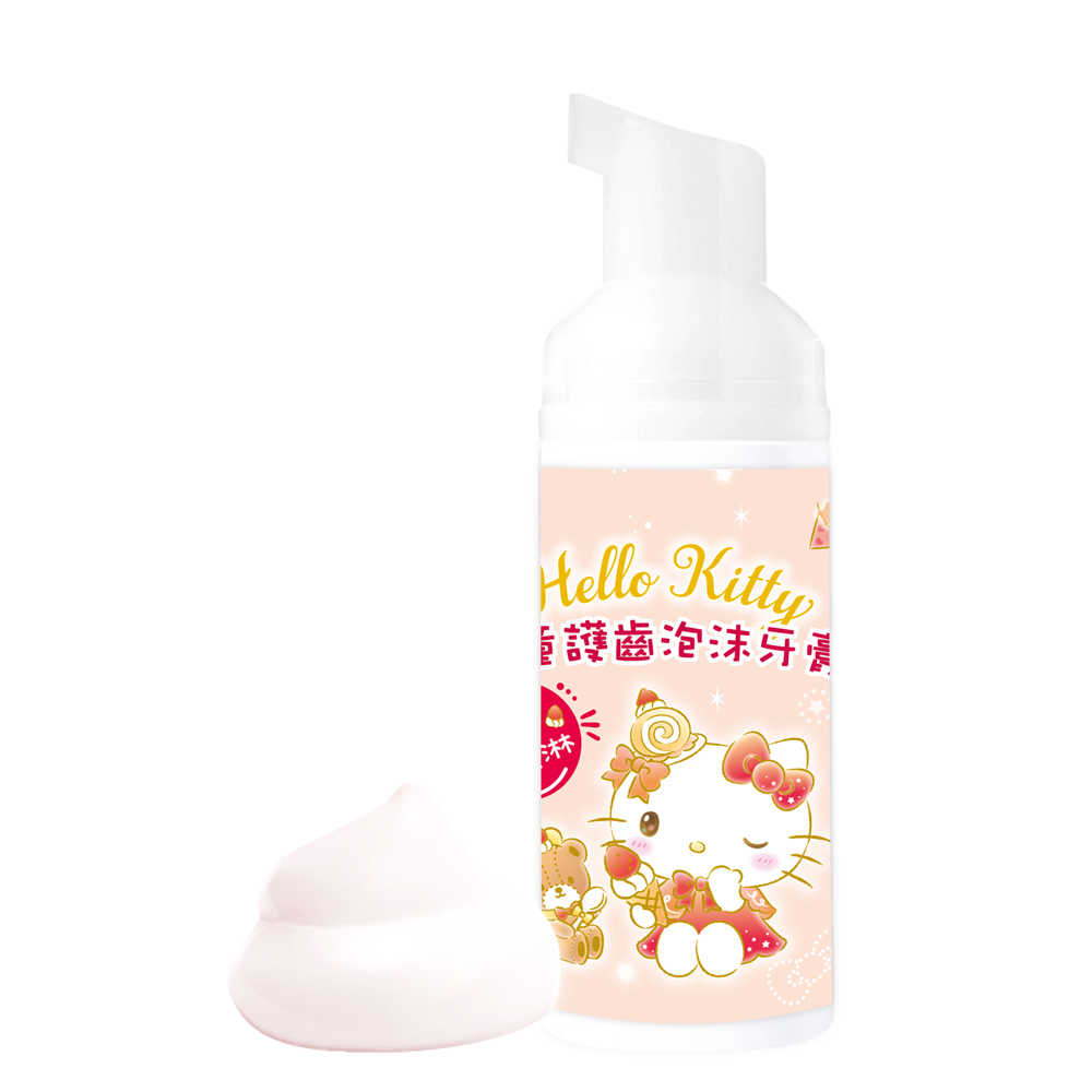 三麗鷗 兒童護齒泡沫牙膏 Hello Kitty(草莓冰淇淋)