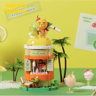 KAKAO FRIENDS 春植冰淇淋店積木 萊恩果汁店積木 桃子蛋糕店積木 積木 積木組