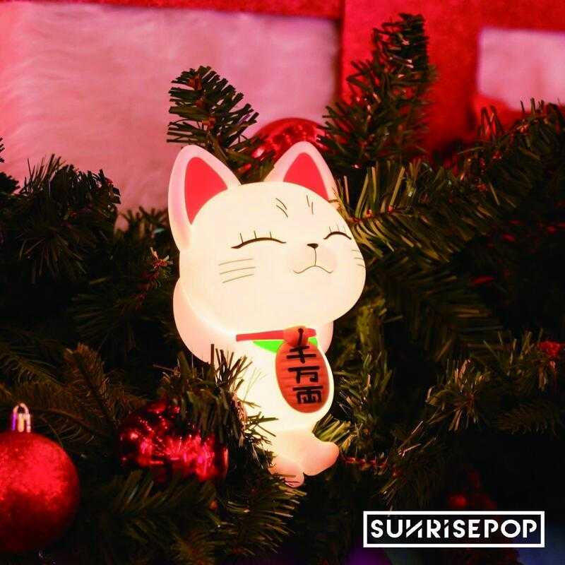 參號倉庫 現貨 期間限定 SUNRISEPOP 膽大黨 高速婆婆 貓版 小夜燈 拍拍燈 可調亮度 動漫周邊 招財貓