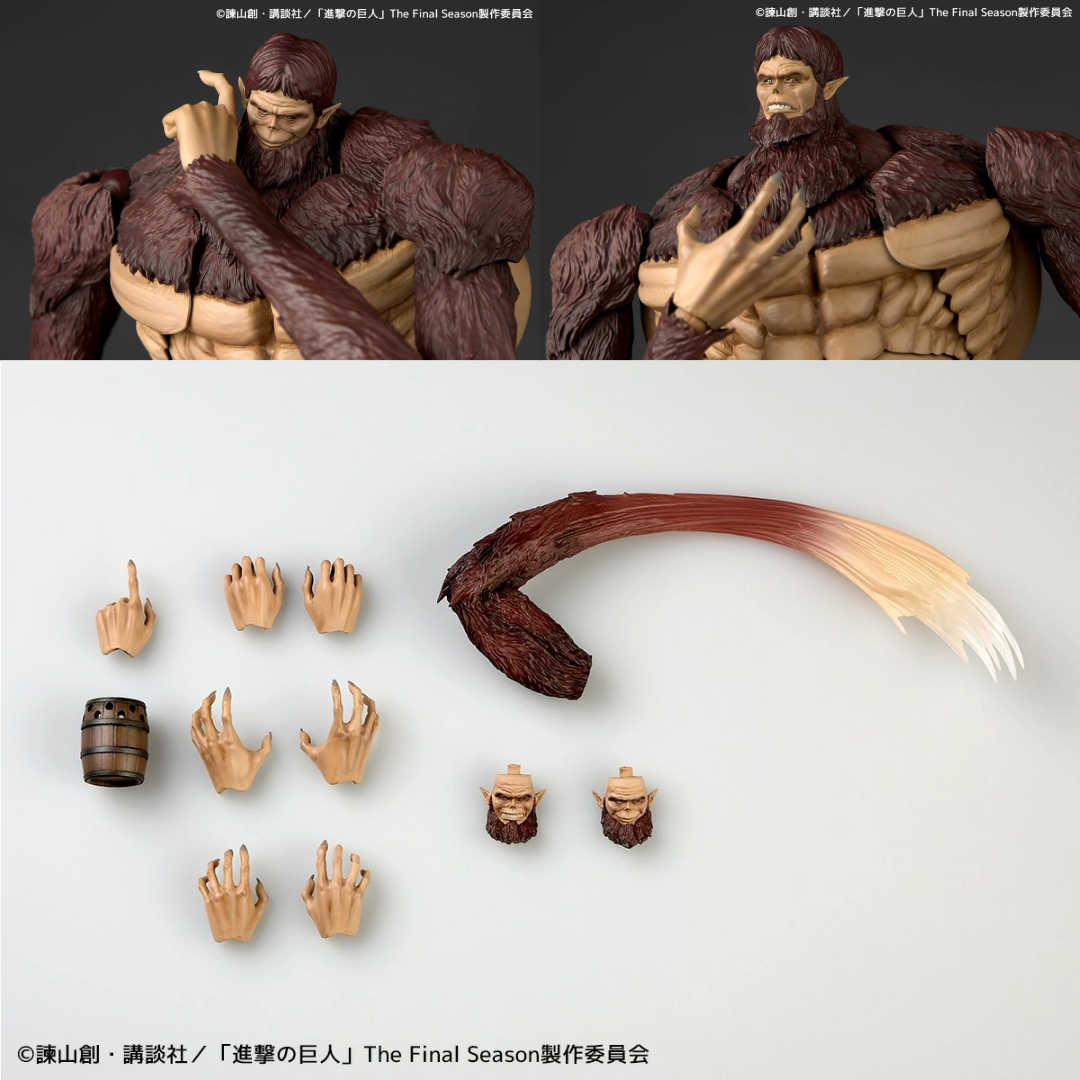 參號倉庫 預購 26年4-5月 特典版 海洋堂 山口式 進擊的巨人 獸之巨人 輪轉科技