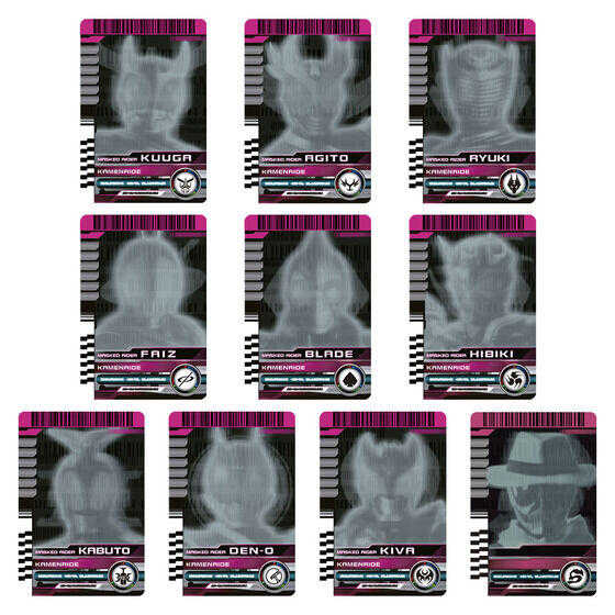 (參號倉庫) 現貨 PB商店 假面騎士 CSM DECADE 騎士卡片 套組