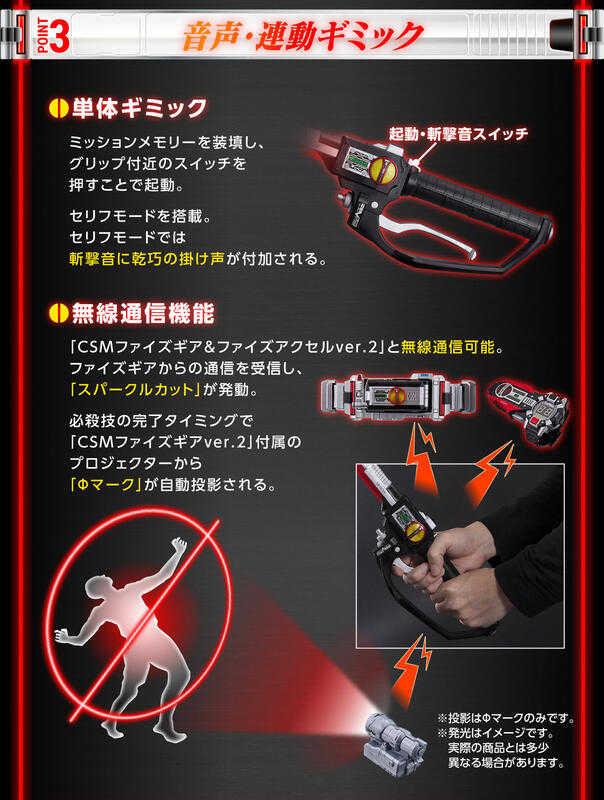 參號倉庫 現貨 PB商店限定 假面騎士 555 FAIZ CSM 能量劍