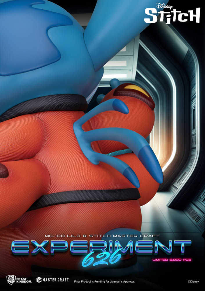 參號倉庫 # 預購 第4-1季 野獸國代理 極匠系列 MC-100 星際寶貝 史迪奇 實驗體626