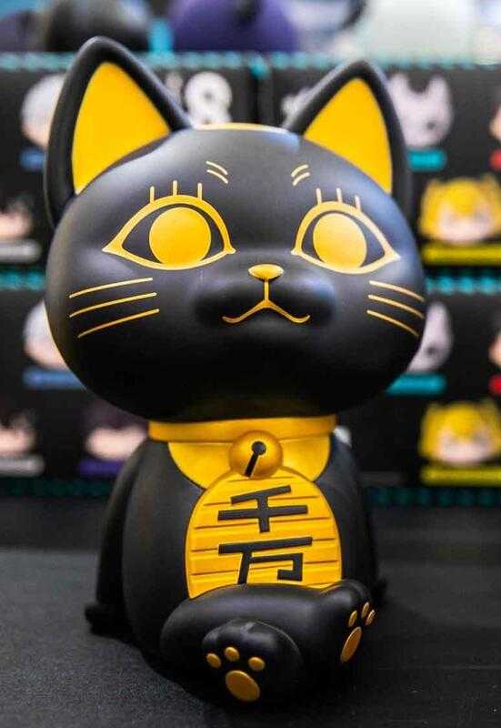 參號倉庫現貨SUNRISEPOP 限定膽大黨存錢筒高速婆婆貓版黑金版招財貓千