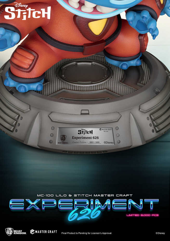 參號倉庫 # 預購 第4-1季 野獸國代理 極匠系列 MC-100 星際寶貝 史迪奇 實驗體626