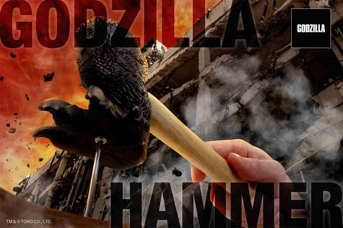 參號倉庫 預購 IRON FACTORY 2001 哥吉拉 GODZILLA 腳掌造型 鐵鎚 槌子 70周年 日本製