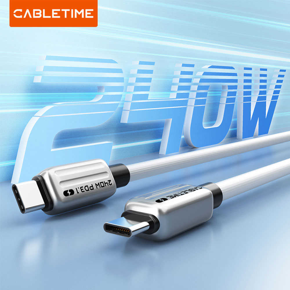 CABLETIME 240W USB-C 極速充電線 | iPhone 15 Pro Max 適用(2M)
