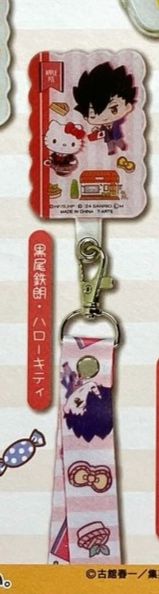 【株式蛋社】現貨  扭蛋 轉蛋 日版TAKARA TOMY  排球少年X三麗鷗手機掛繩 全8種