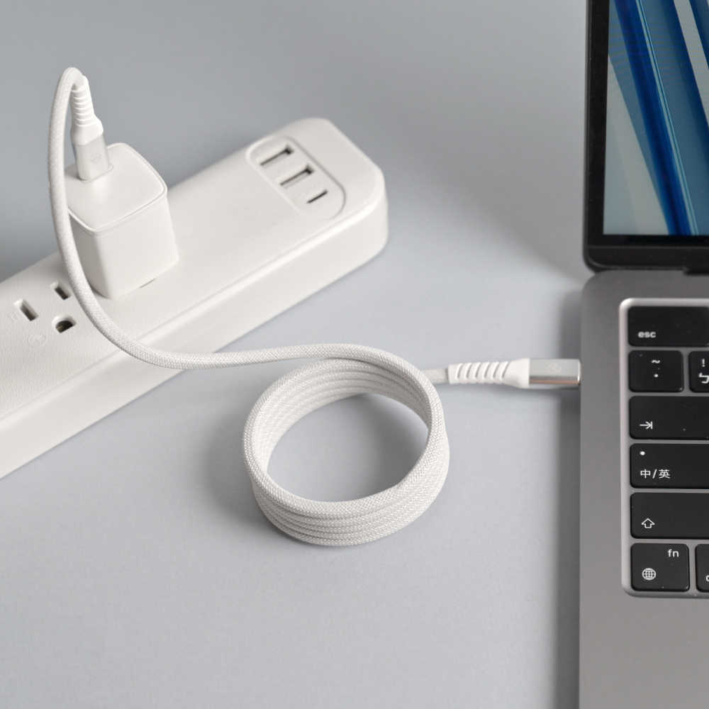 C to C 磁吸收納編織充電線-240W,1.2M