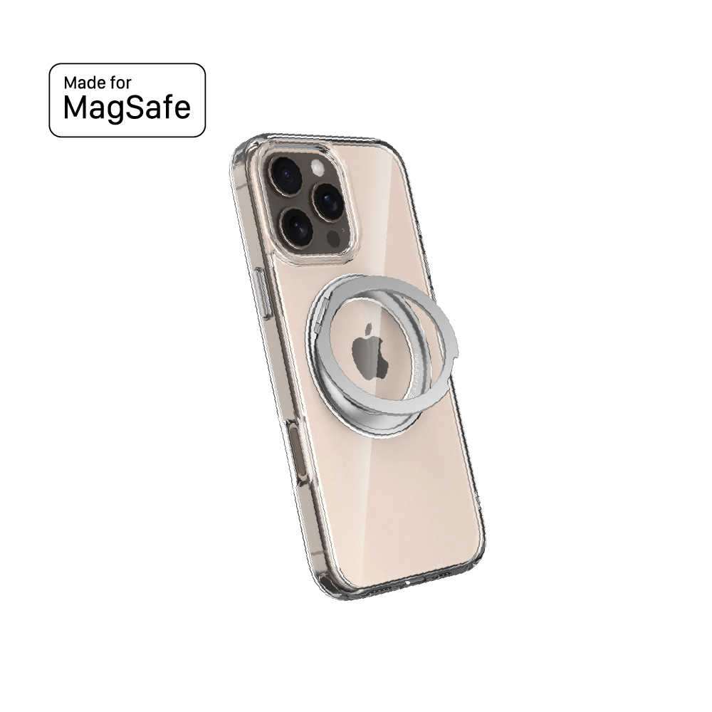 Spinner 【360° 磁吸旋轉手機殼】支援MagSafe磁吸，透明款