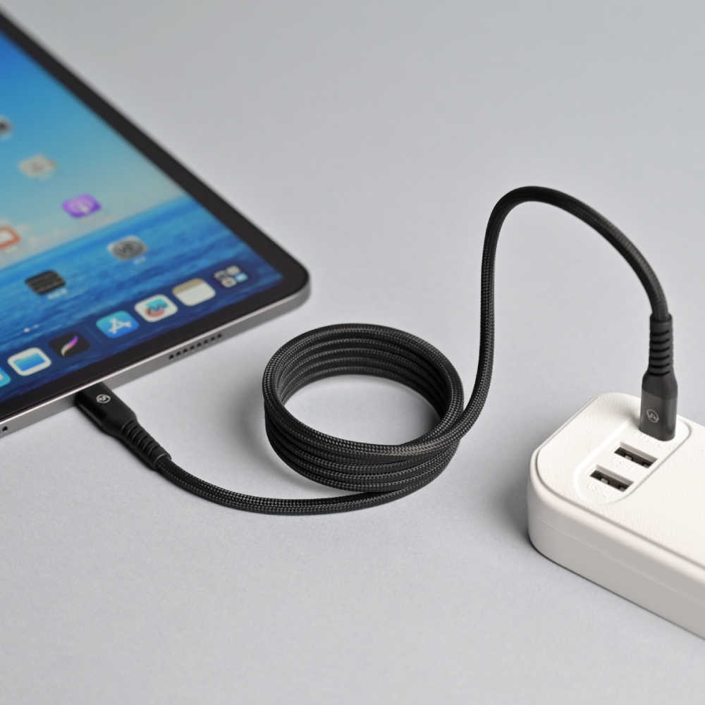 C to C 磁吸收納編織充電線-240W,1.2M