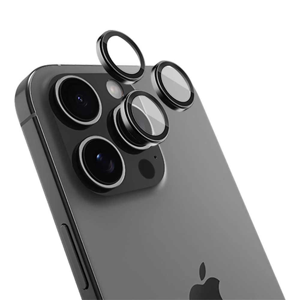 iPhone 【AR抗反射鏡頭貼 黑色】高透光率｜防指紋｜秒貼