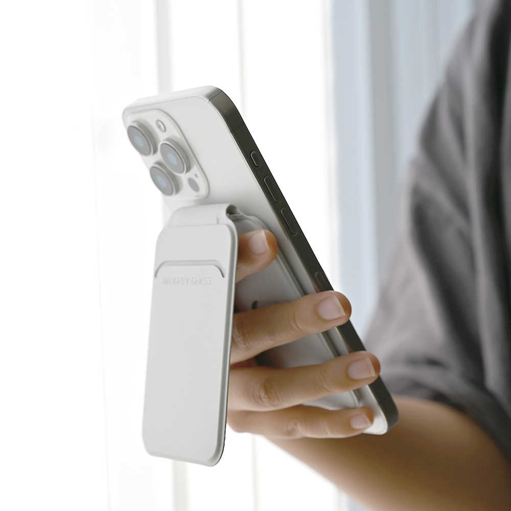 頑皮鬼｜City【磁吸卡包手機支架】全台唯一，不需抽卡，三面卡夾獨立感應