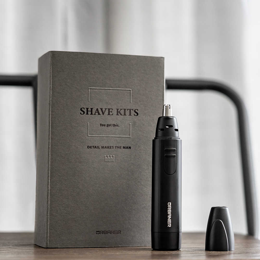 奧本電動鼻毛刀 + 雙頭防濺剪甲工具組