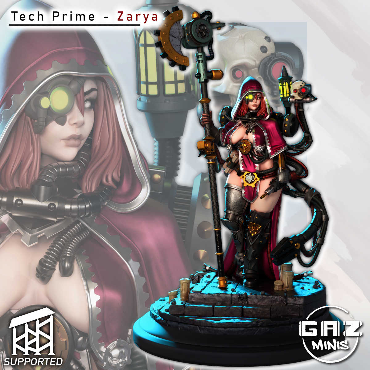 Gaz Minis-Tech Prime– Zarya-技匠首席-扎菈雅 32mm 列印產品