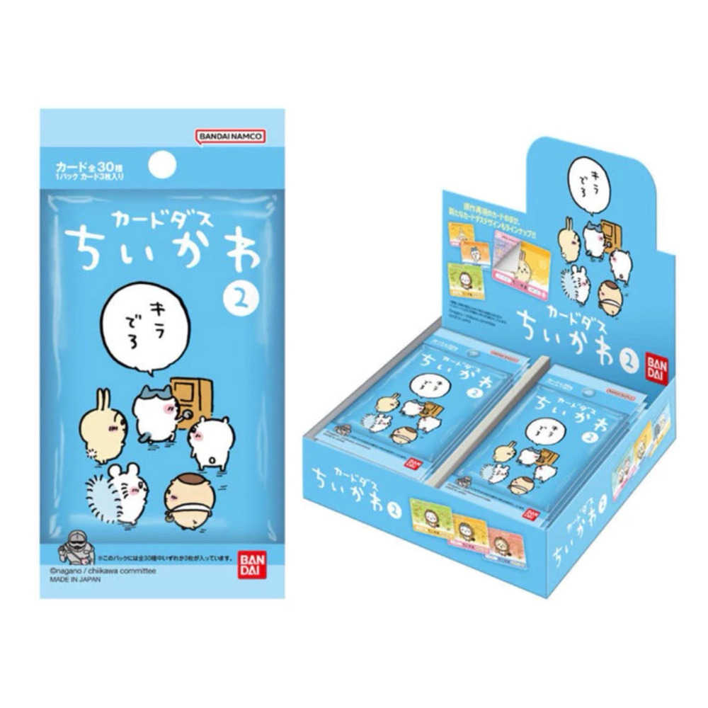 卡片通現貨萬代收藏卡ちいかわ吉伊卡哇收藏卡珍藏卡原盒1/31發售全新未拆- 卡片通| 購物橘子