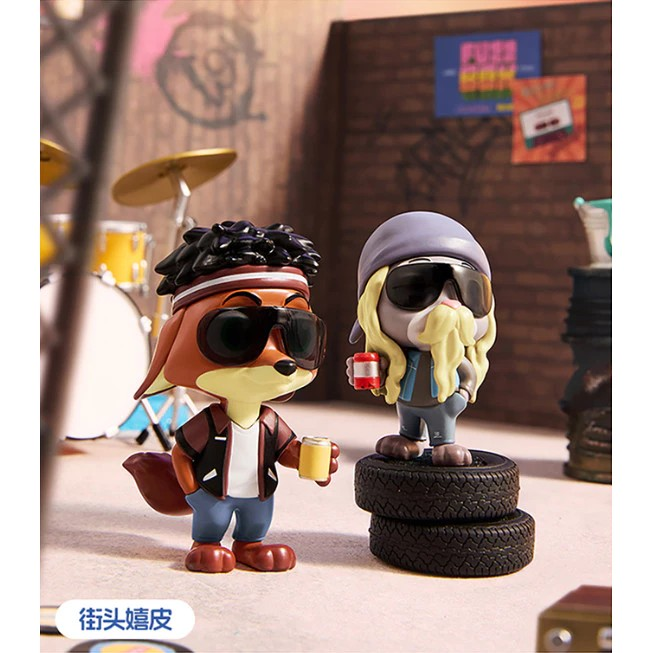 名創優品 迪士尼 瘋狂動物城2 動物方城市2  拍檔喬裝