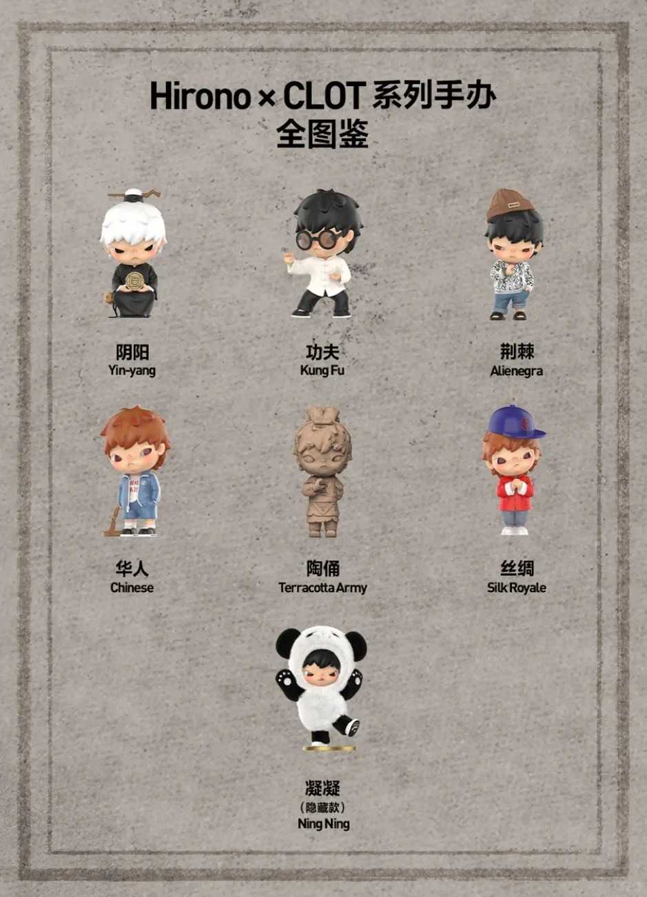 POPMART 泡泡瑪特 Hirono 小野  CLOT x Hirono 聯名