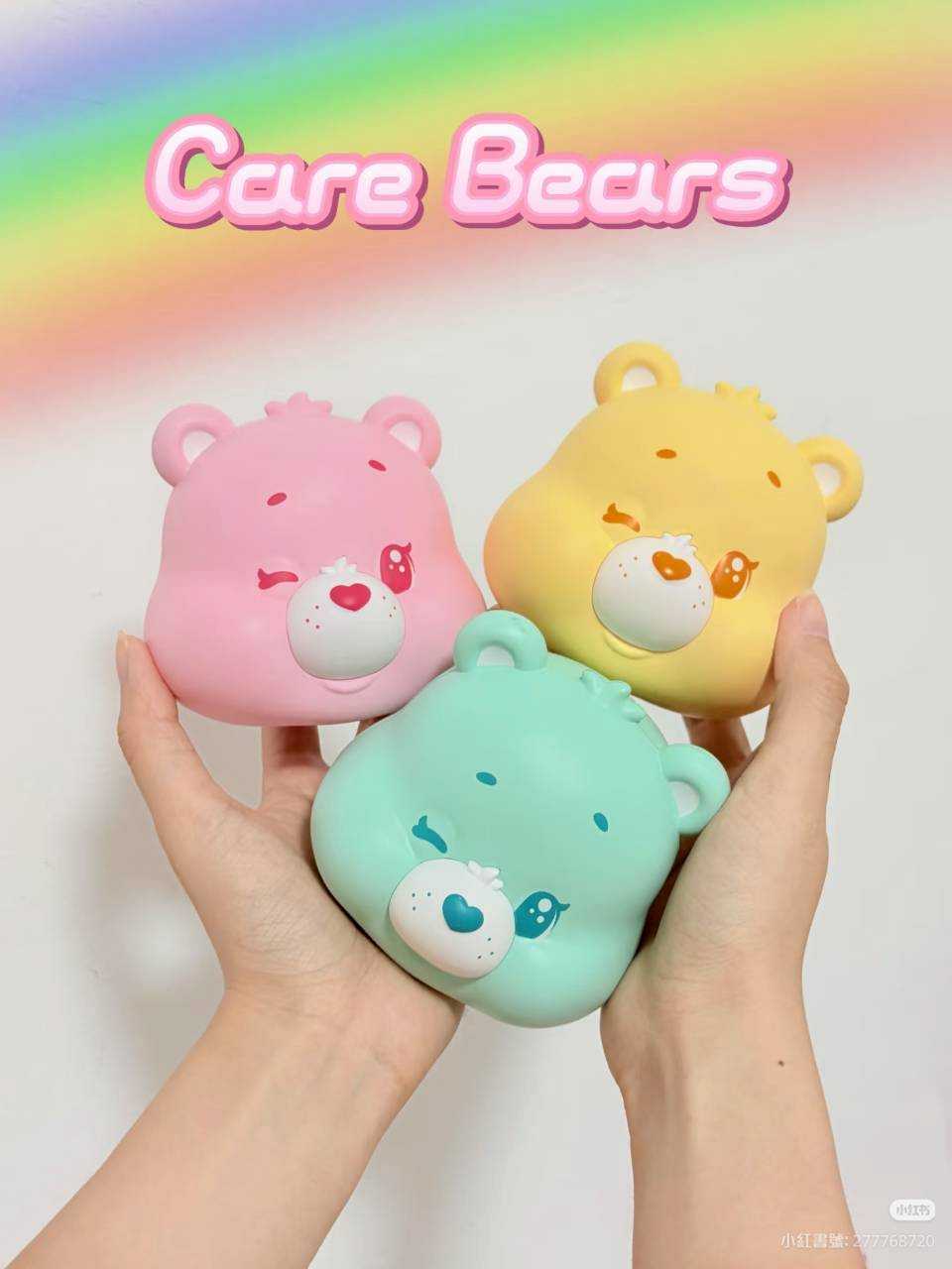 愛心小熊 彩虹熊 微光日常 系列 小熊頭萌粒盲盒