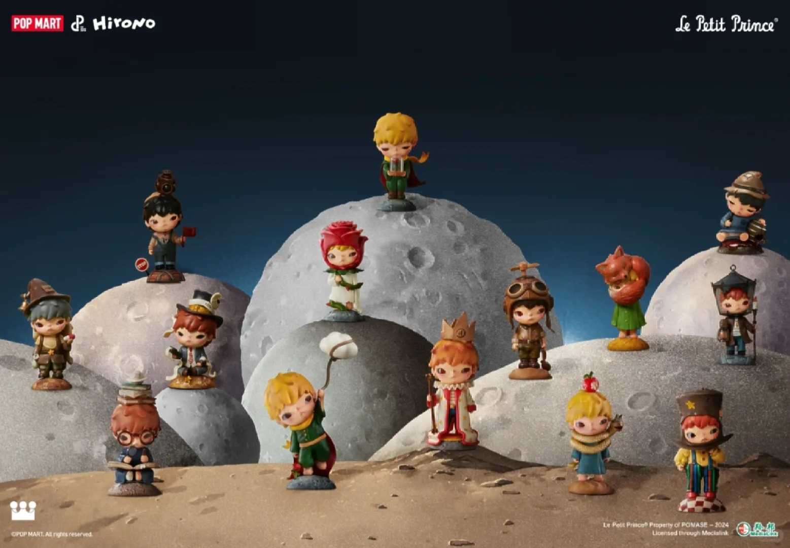 POPMART 泡泡瑪特 Hirono 小野 \u0026 小王子