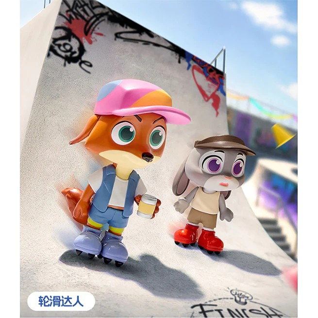 名創優品 迪士尼 瘋狂動物城2 動物方城市2  拍檔喬裝