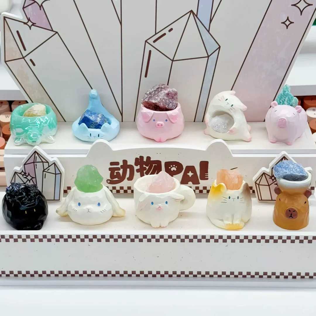 動物 PAI 水晶 盲盒