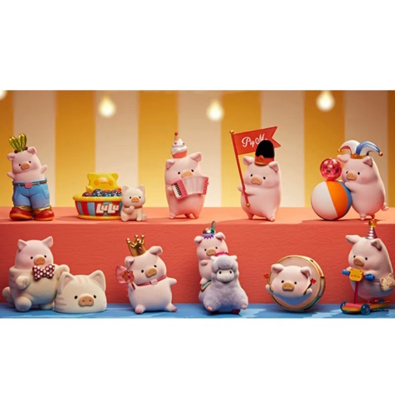 TOYZEROPLUS 52TOYS 罐頭豬 lulu豬 歡樂時光