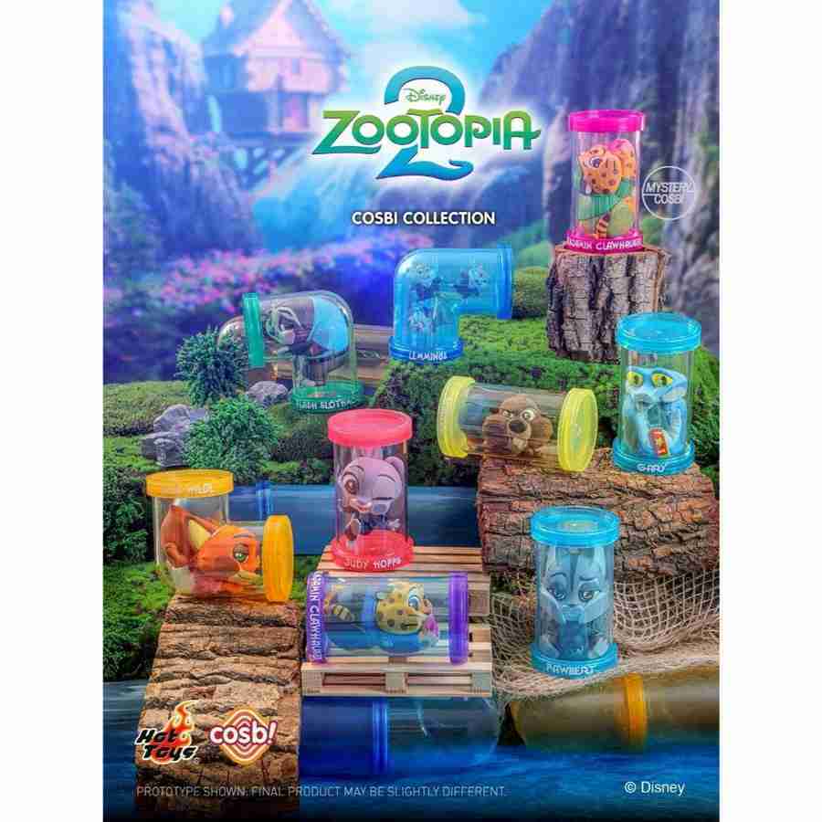 Hot Toys cosbi 瘋狂動物城2 動物方城市2 水管 盲盒