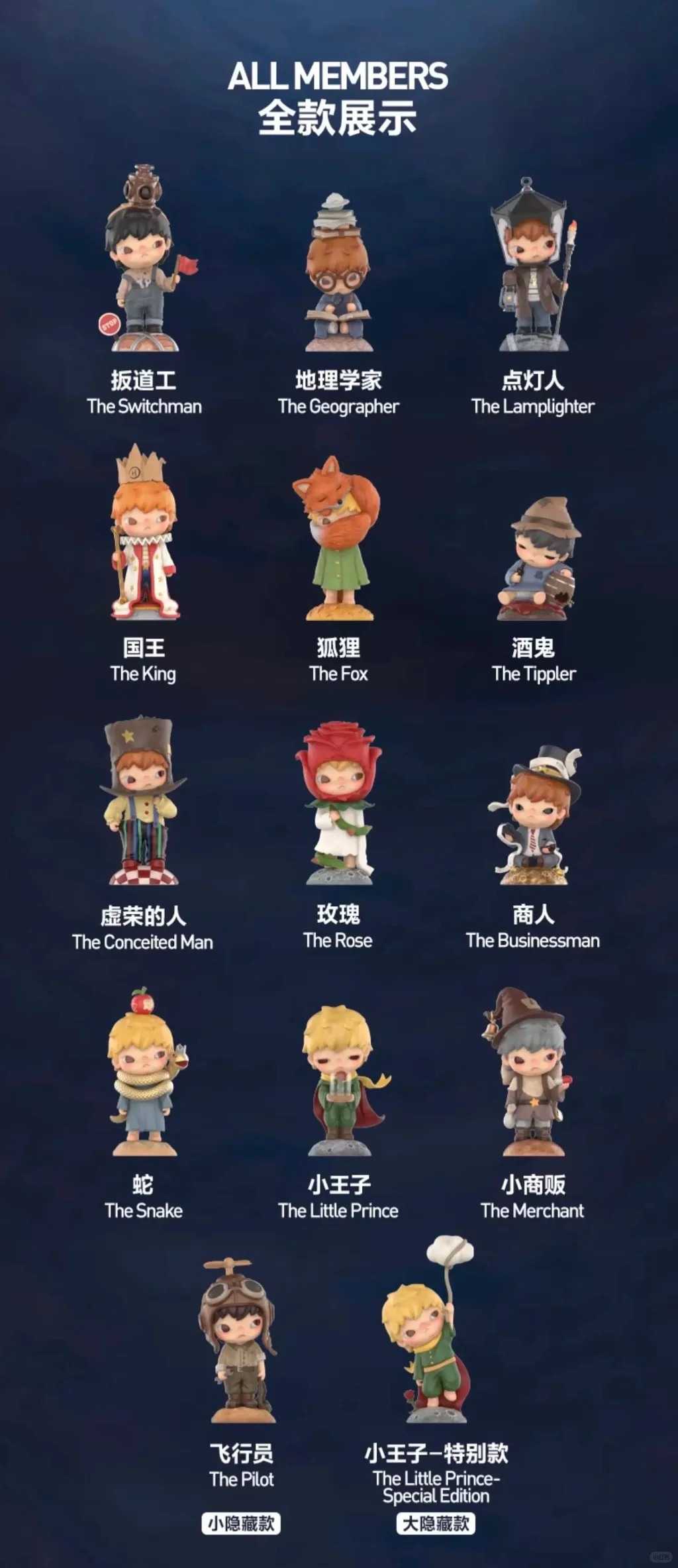 POPMART 泡泡瑪特 Hirono 小野 \u0026 小王子